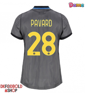 Inter Milan Benjamin Pavard #28 Tredje trøje Dame 2026-27 Kort ærmer Inter Milan Benjamin Pavard #28 Tredje trøje Dame 2026-27 Kort ærmer